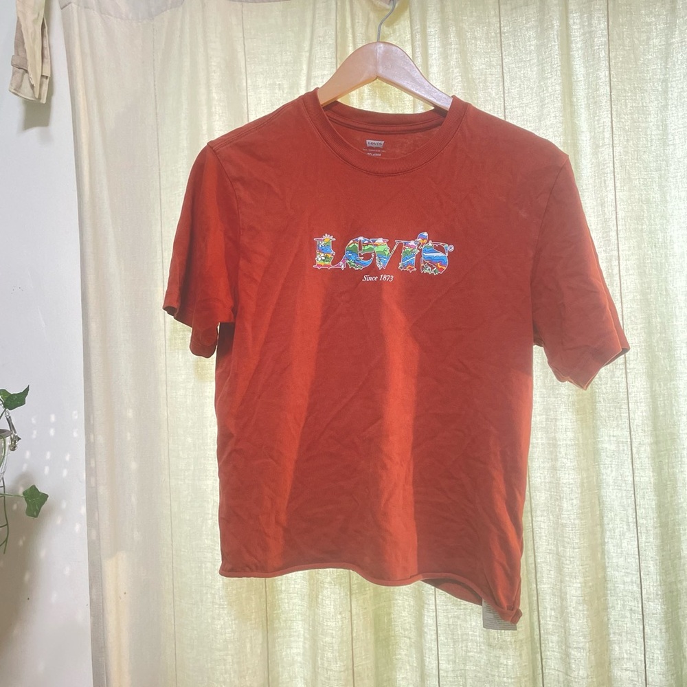 Levi’s orange retro shirt